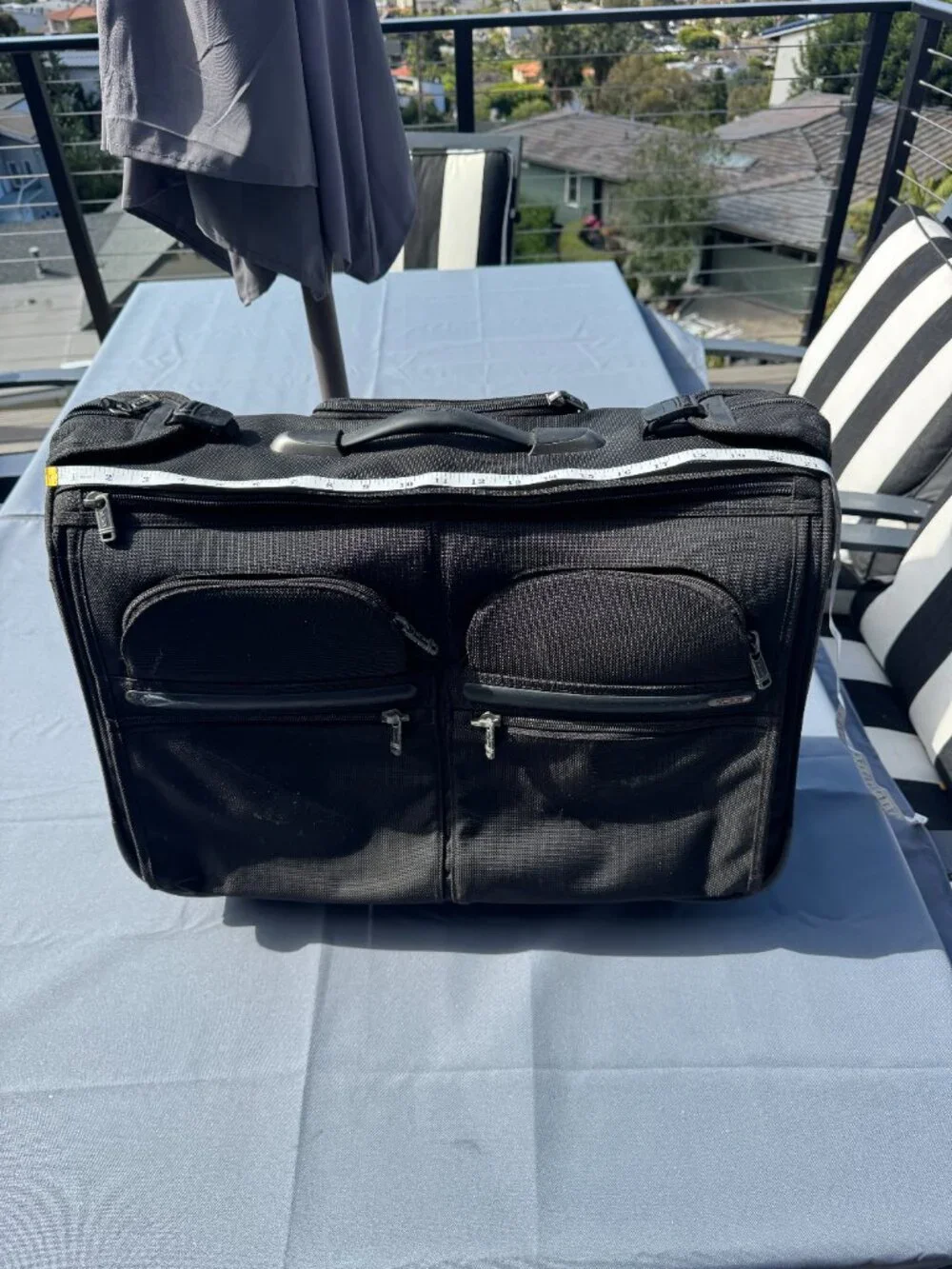 Tumi Alpha 22033DH Black Ballistic Nylon 22